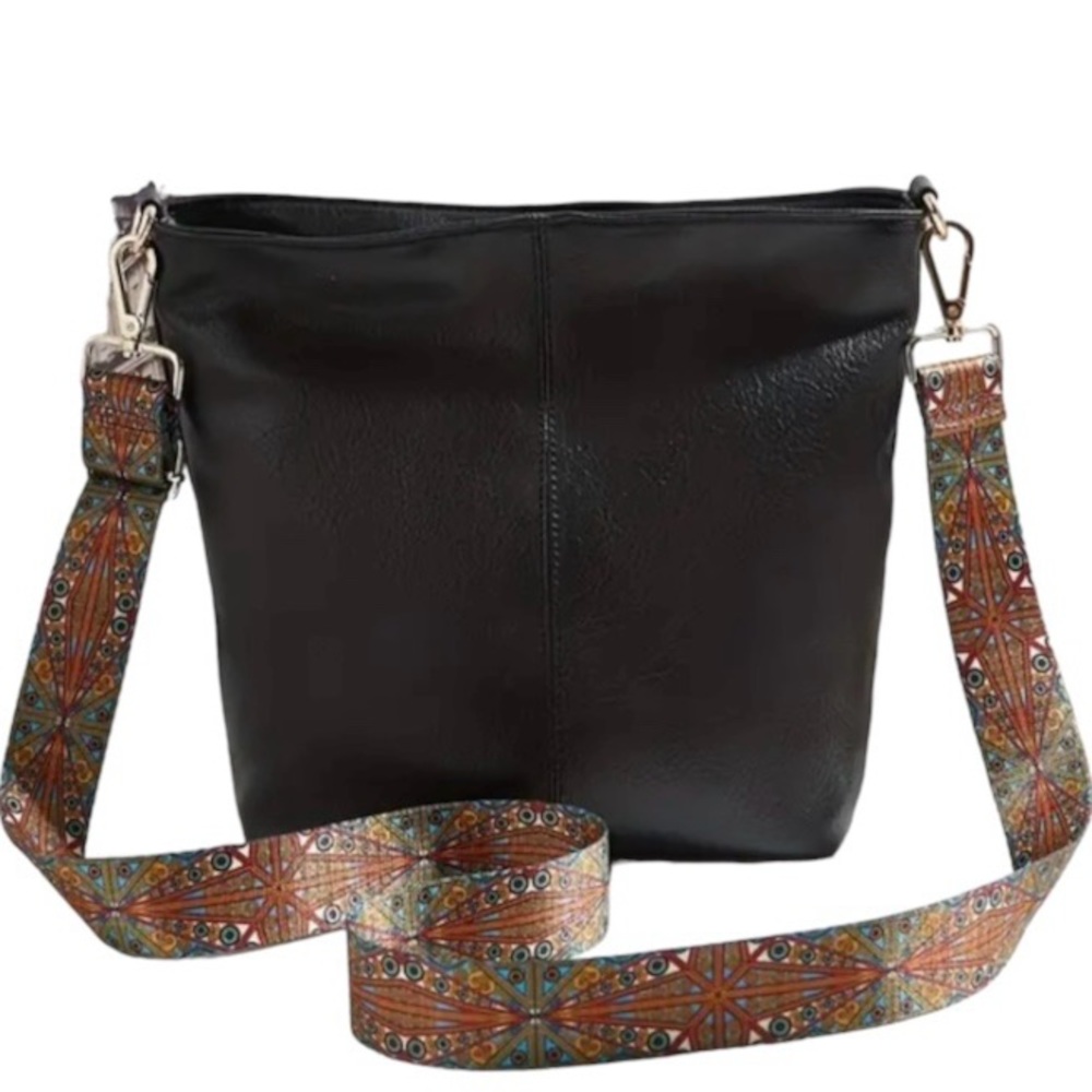 NWT-Retro Bucket Crossbody Hobo Bag